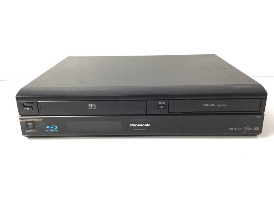 パナソニック VHS一体型ブルーレイレコーダーDMR-BR670V 中古品K-9545