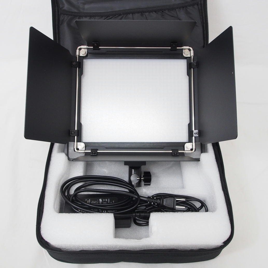 1円【良品】NEEWER ニューワ/LED Video Light/LED ビデオライト　2個セット/NL660/78 Video Light LED AP150C 150W 調光可能