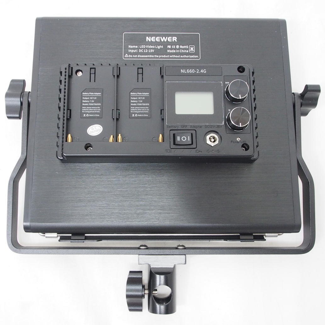 1円【良品】NEEWER ニューワ/LED Video Light/LED ビデオライト　2個セット/NL660/78 Video Light LED AP150C 150W 調光可能
