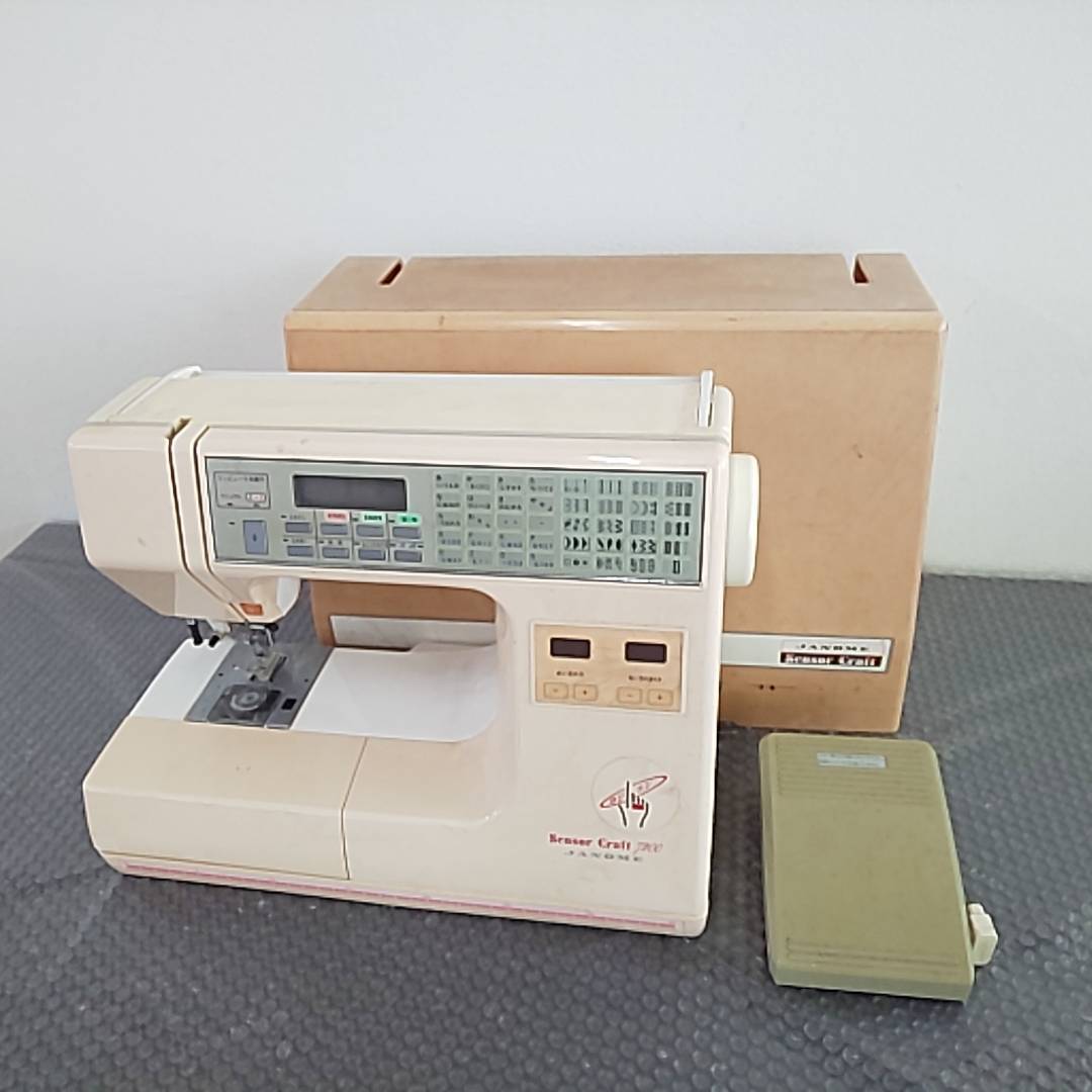 超激得 J10828 043 -607/KD4000 名古屋 ミシン JANOME ジャノメ Sensor Craft 7200 ゆびコン MODEL 7200(ジャノメ)｜売買されたオークション情報、yahooの商品情報をアーカイブ公開 - オークファン ジャノメ