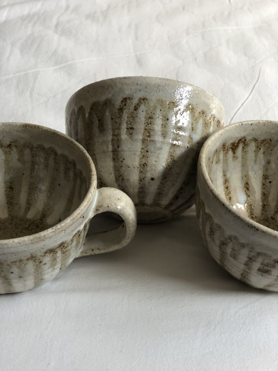 0820082w【ぎやまん 義山煎茶椀 五客揃 冷茶用 金箔 ガラス グラス】口径φ6.5×H5.2cm程度/未使用保管品 ガラス・義山（ギヤマン）の茶道具特集 | 千年の香り スープカップ (味ごはん茶碗ペア・浅小鉢ペア・7寸皿 今岡妙見作