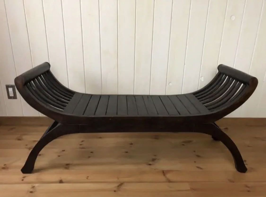 カルティニチェア 木製 ベンチアジアン家具 バリ家具 椅子 エスニック