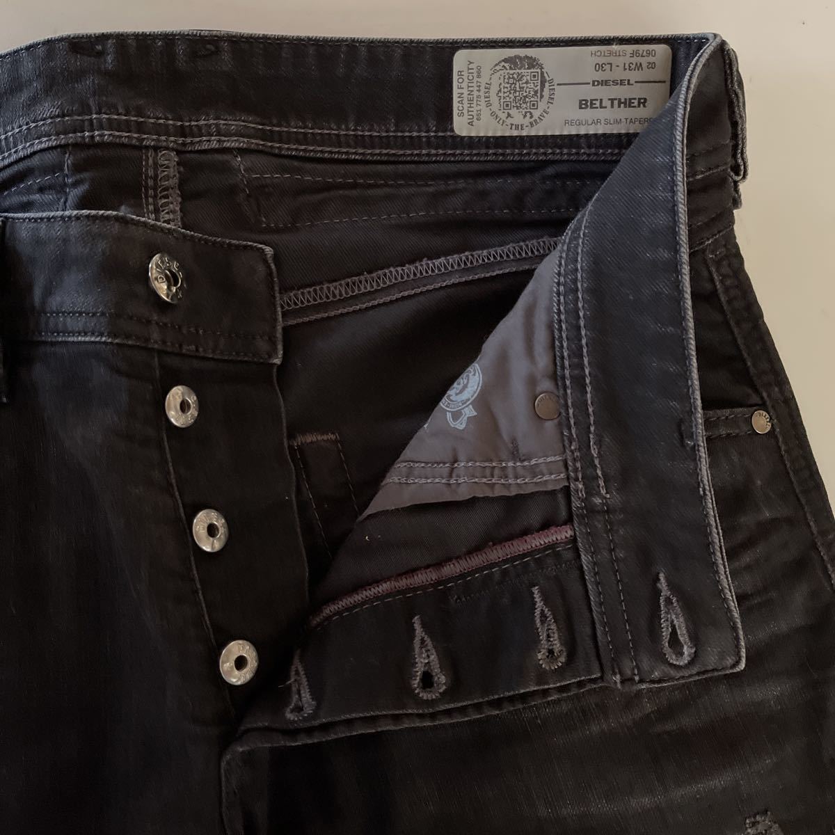 Jeans | Diesel Dark 09N29 oversized DIESEL DENIM BERTHER 0679F 