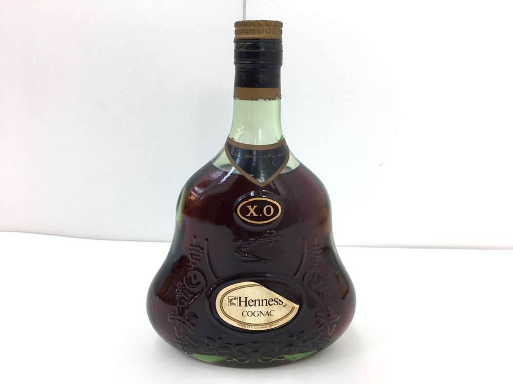 ◎○【同梱不可】未開栓 Hennessy XO ヘネシー グリーンボトル 金
