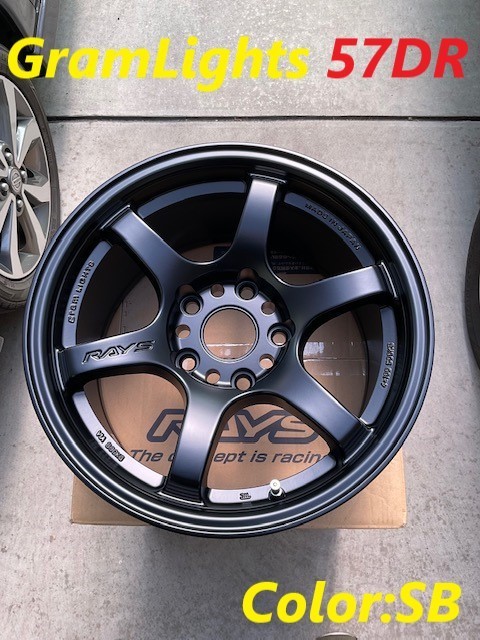 本物保証，新作登場 残12本メーカー在庫あり 生産終了サイズ Gram Lights 57DR SIZE:8J-15 +35 PCD:114.3-5H Color:SB ホイール2本セット(社外品)｜売買されたオークション情報、yahooの商品情報をアーカイブ公開 - オークファン 5穴