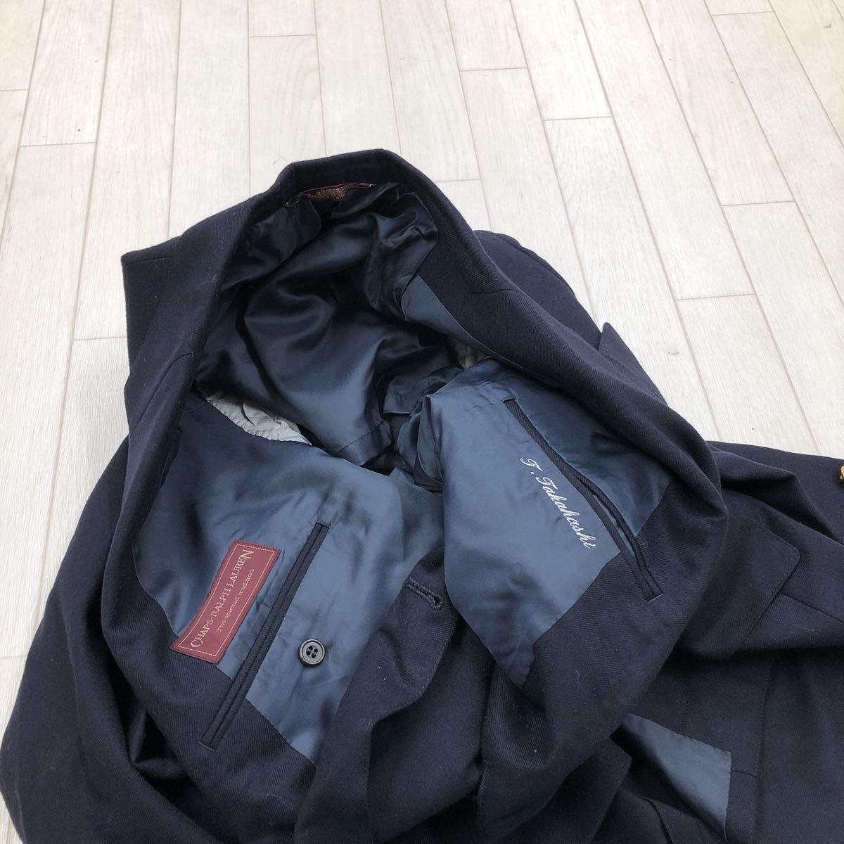 439☆ CHAPS RALPH LAUREN チャップス ラルフローレン 金ボタン