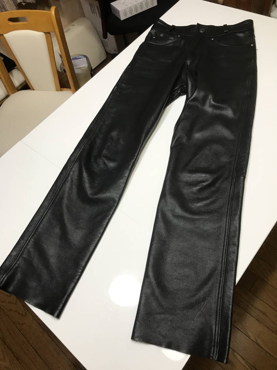 ハーレーダビッドソン レザーパンツ 革パン HARLEY-DAVIDSON ブラック