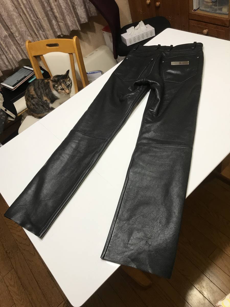 ハーレーダビッドソン レザーパンツ 革パン HARLEY-DAVIDSON ブラック