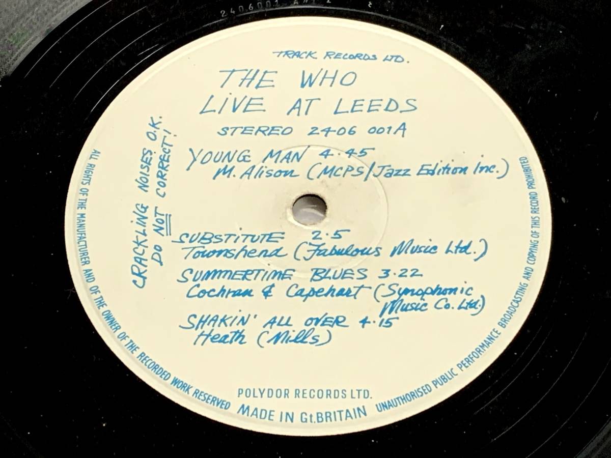 The Who - at 2026年最新Yahoo!オークション -the who Of 英国盤 英LP uk