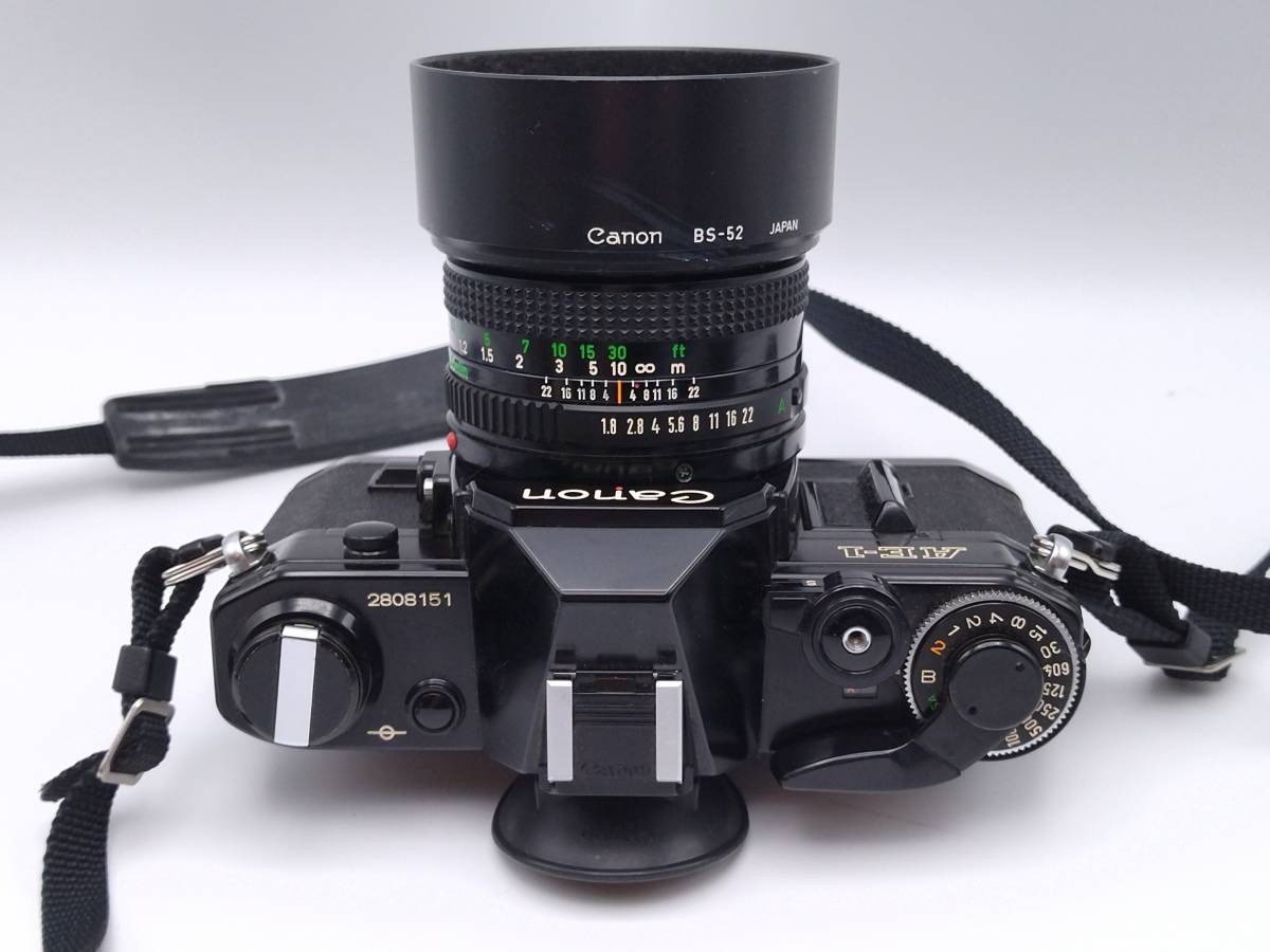 キャノン 一眼レフ フィルムカメラ AE-1 レンズ FD 50mm 1:1.8 動作