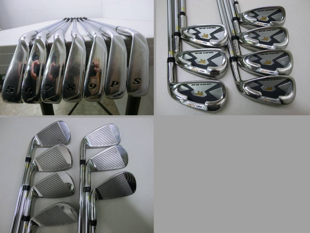 GOLDEN BEAR GBN-109 ゴルフクラブセット 10本　ゴルフバッグ ゴールデンベア ゴルフクラブ GBn-109 10本セット キャディバッグ