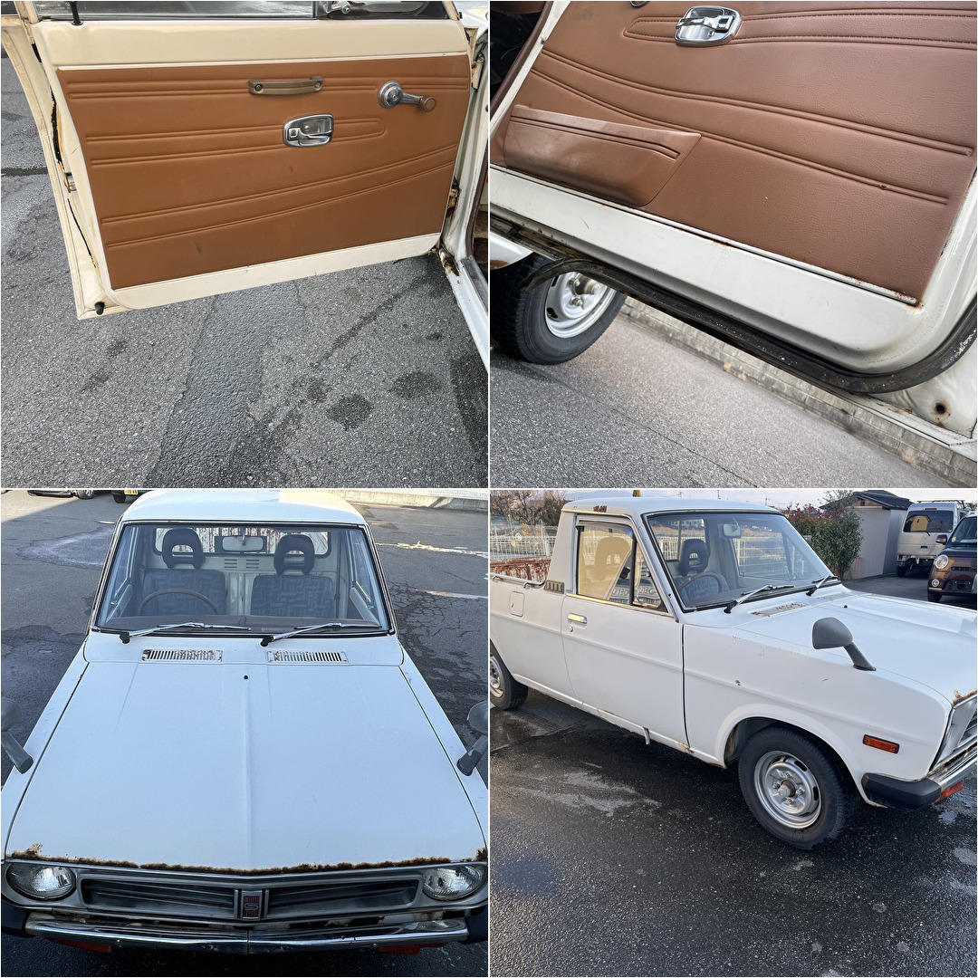 サニトラ ロング 部品取り 一時抹消書類あり （日産 サニートラック 