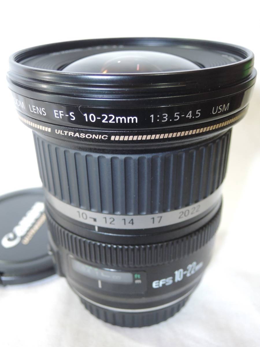 豊富な，品質保証 キャノン／CANON ZOOM LENS EF-S 10-22mm f3.5-4.5 USM 前後キャップ付(キヤノン)｜売買されたオークション情報、yahooの商品情報をアーカイブ公開 - オークファン キヤノン