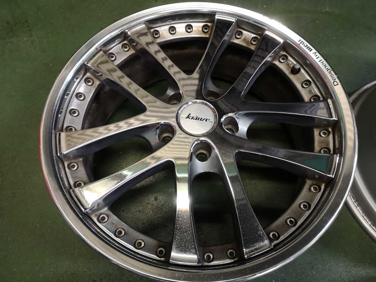 Weds Kranze LXZ クレンツェ LXZ 18インチ4本 18x7.5J +44 PCD114 