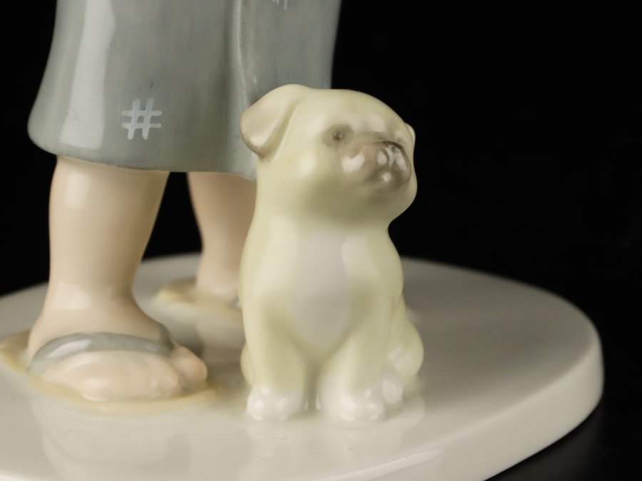 魁】本物保証 ビンテージ作品 ノリタケ 乃りたけ陶房 童子人形シリーズ