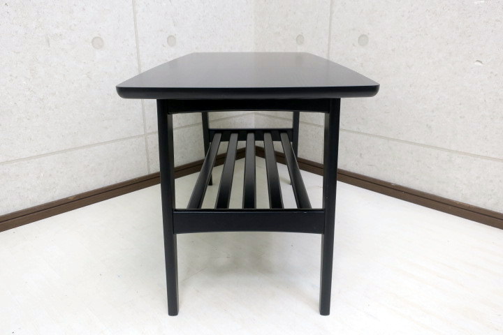 極美品 カリモク60 リビングテーブルS マットブラック(カリモク家具 
