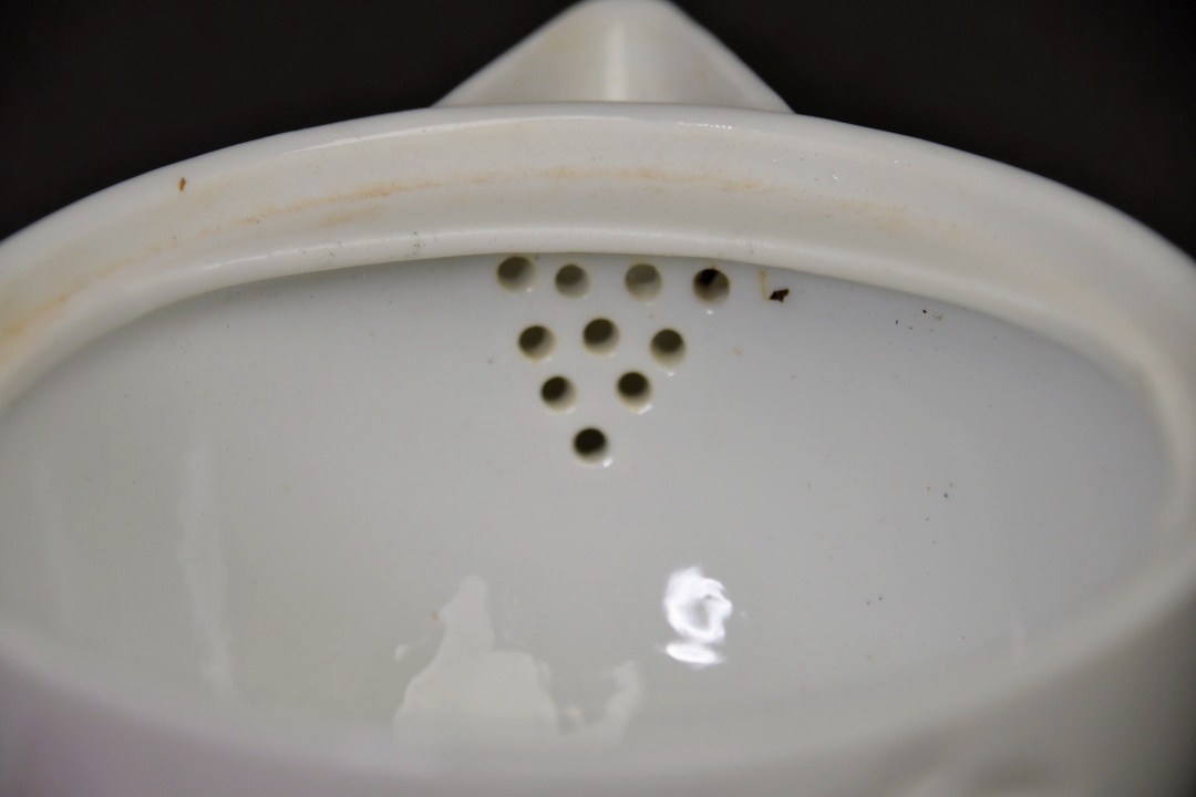748 出石焼 山本秀壷 白磁 煎茶器揃 共箱○ 茶道具 煎茶道具 急須 湯さ