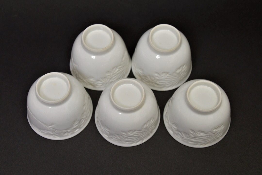 748 出石焼 山本秀壷 白磁 煎茶器揃 共箱○ 茶道具 煎茶道具 急須 湯さ