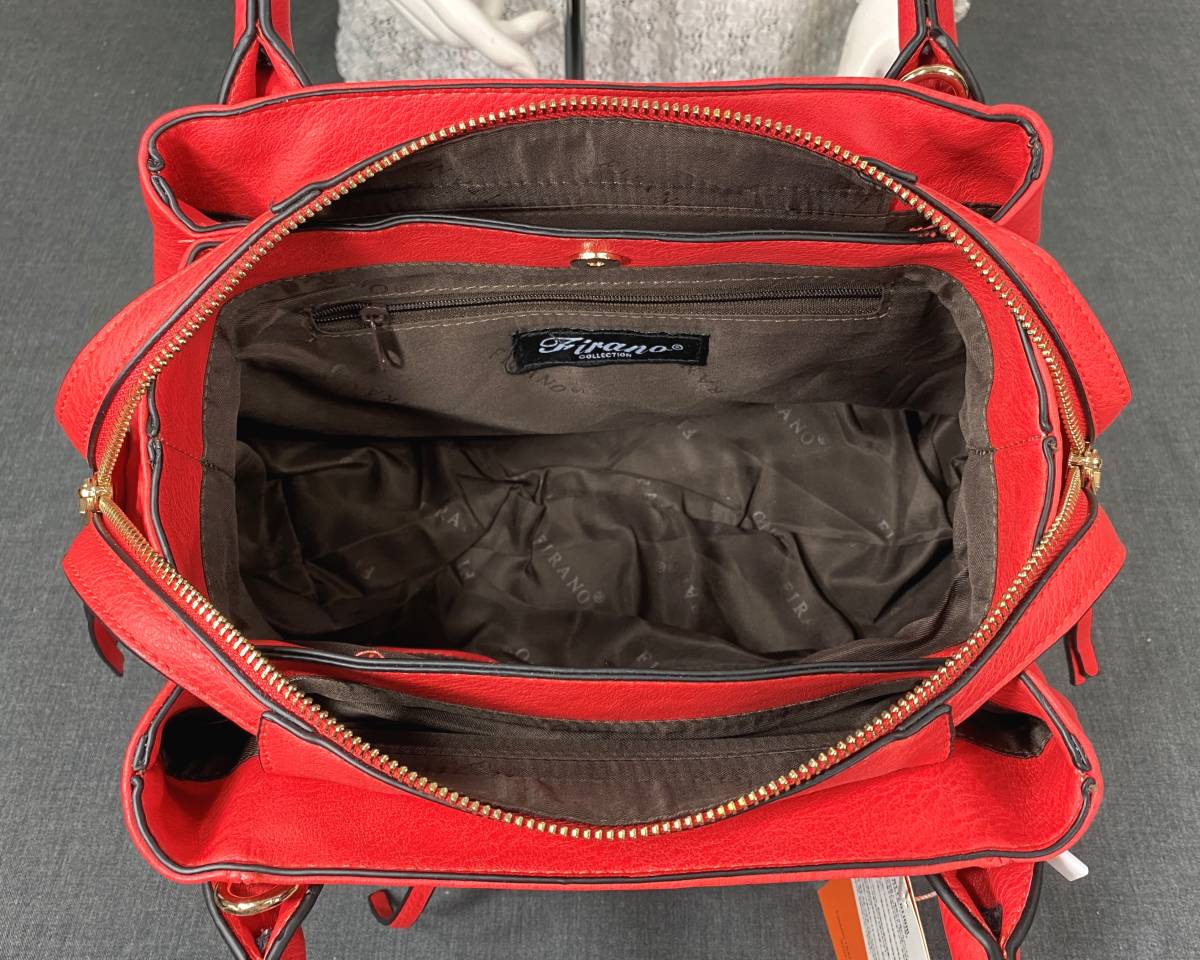 ☆未使用品☆ FIRANO フィラノ 2ウェイバッグ レッド フィラノ FIRANO 
