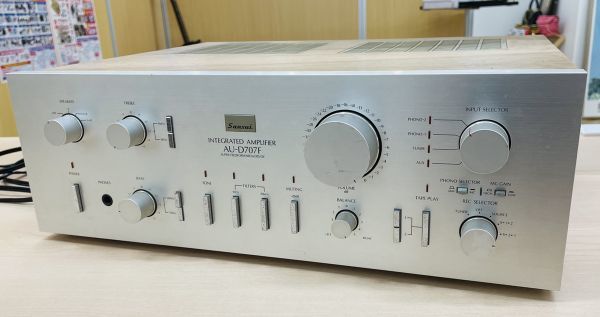 AU-D707F プリメインアンプ EXTRA ☆Sansui 中古 部品の ◇ジャンク品