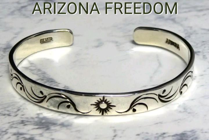 ARIZONA 太陽神 FREEDOM アリゾナフリーダム バングル K18 シルバー 