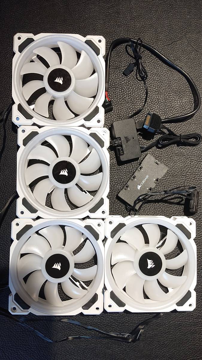 Corsair LL120 RGB ケースファン 6個セット Corsair LL120 RGB -White
