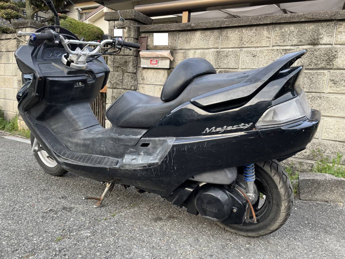 マジェスティ250 4HC 書類 鍵付き レストアベース車or部品取り車 
