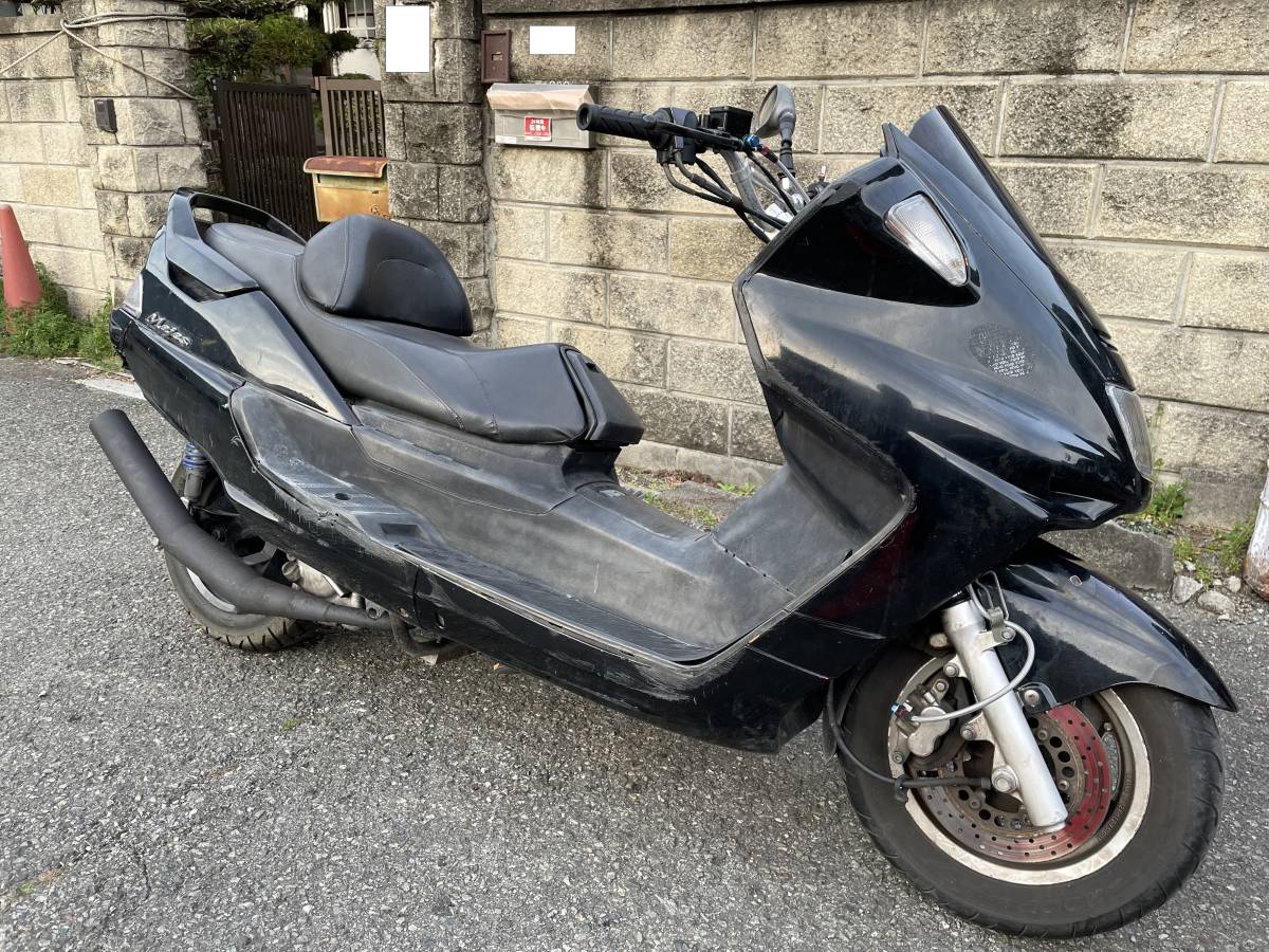 マジェスティ  4HC  走行可　部品どり　レストアベース　自賠責あり 4HC マジェスティ250 レストアベース部品取り