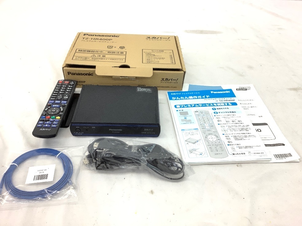 新品】スカパーHD Panasonic HD対応チューナー TZ-HR400P 新品