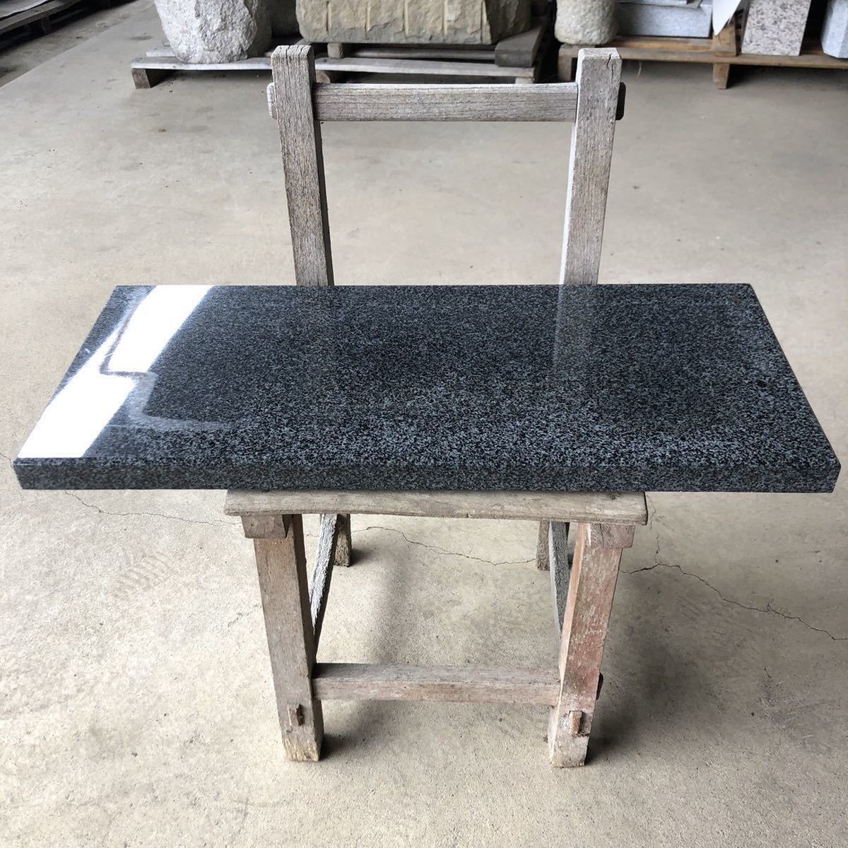 御影石 635×275×30mm オーディオボード スピーカー台 板石 平板 敷石 