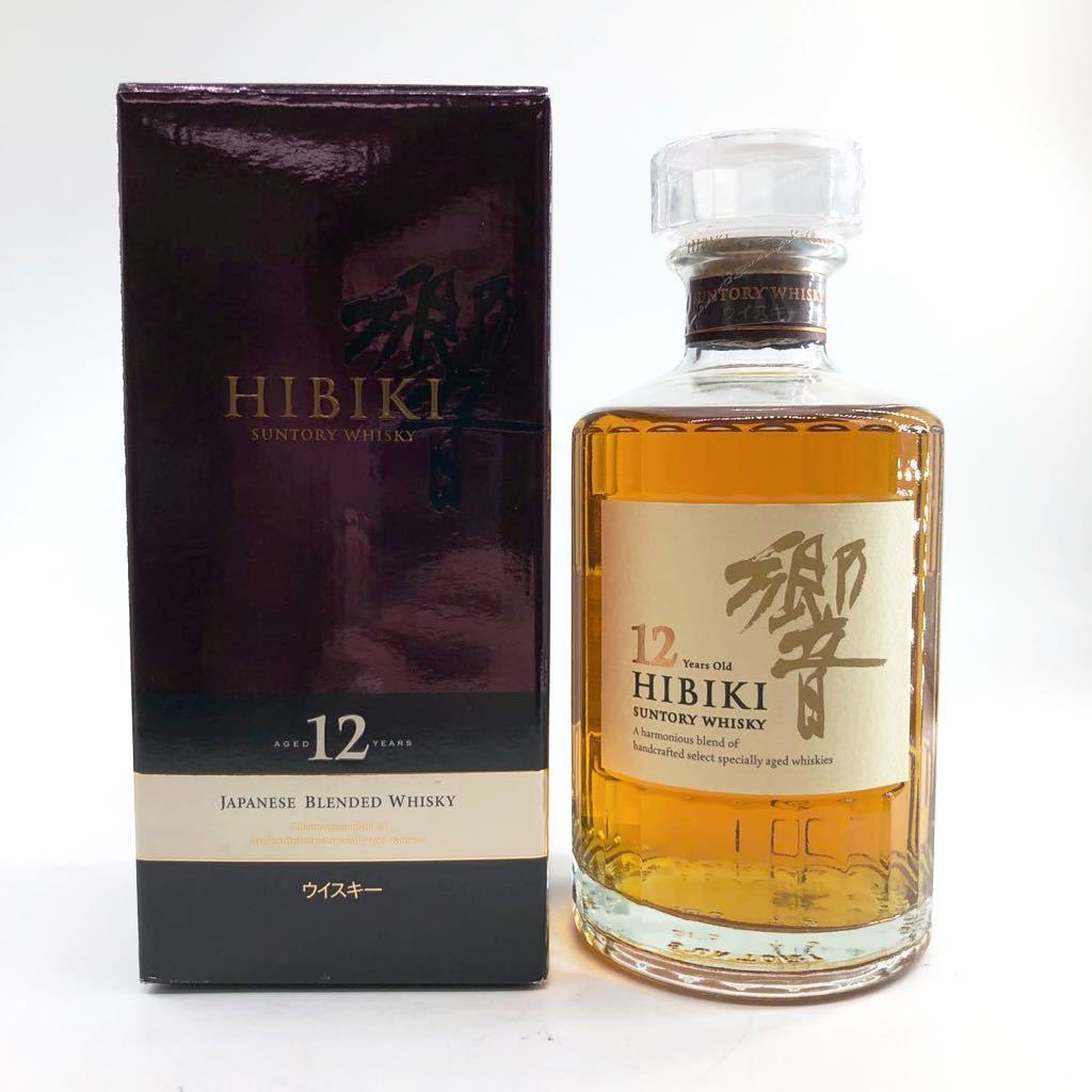 D-18 サントリー響12年 箱付き ウイスキー HIBIKI SUNTORY WHISKY お酒