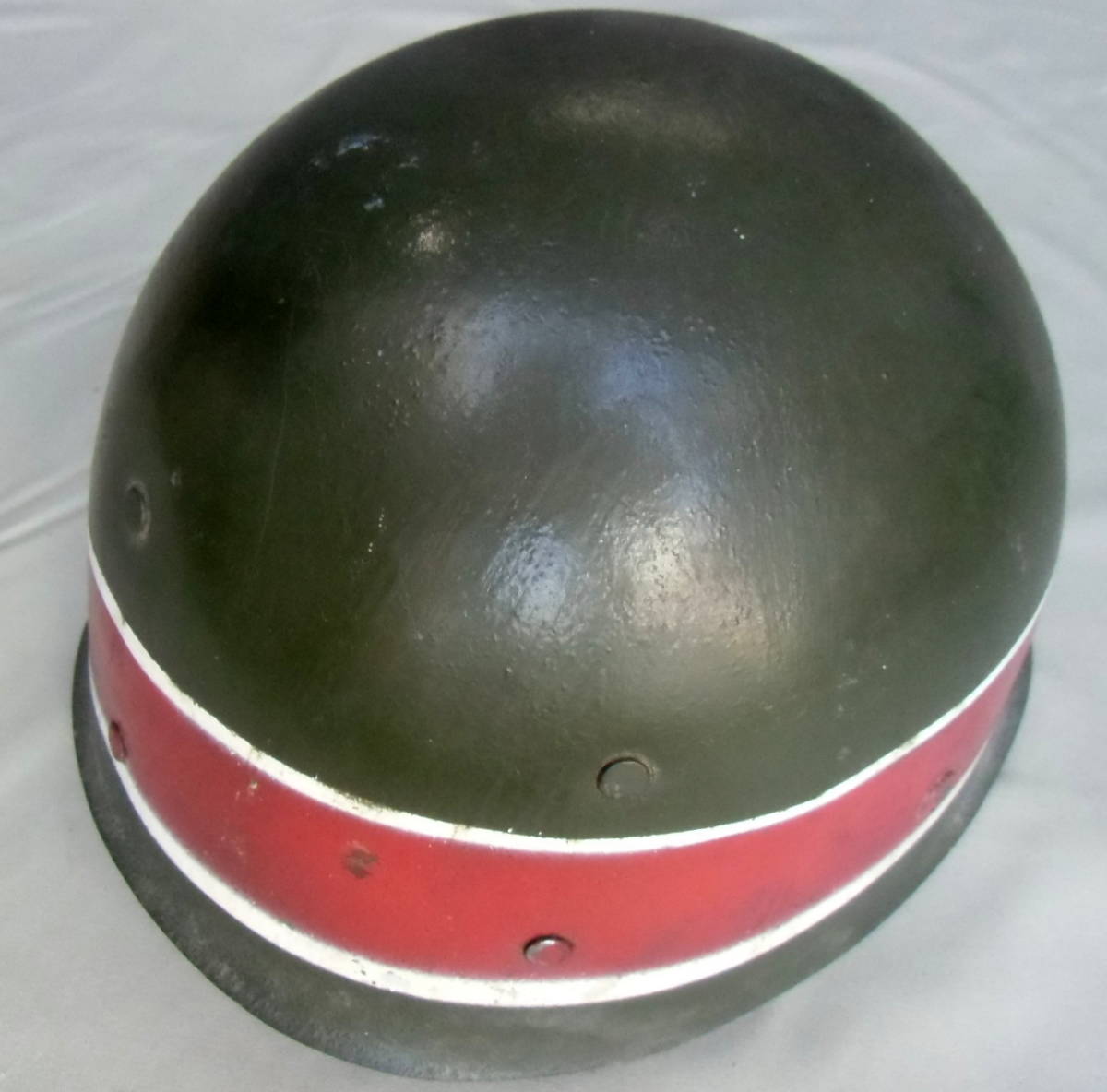 希少60年代ベトナム戦タイ軍憲兵ヘルメット（米軍WW2/M-1ヘルメット 