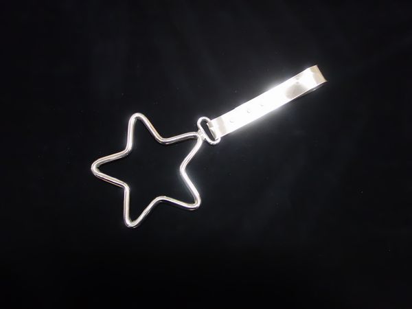 デコトラ つり革風☆アクセサリー ステンレス 丸棒アート 珍 10ミリ 