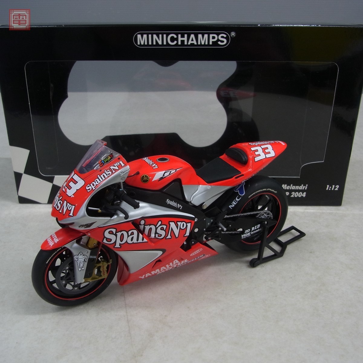 オートバイ・バイク Yamaha YZR-M1 Gauloises Fortuna 1:12 PMA 1/12 ヤマハ YZR-M1 Fortuna Gauloises Tech3 M.メランドリ MotoGP