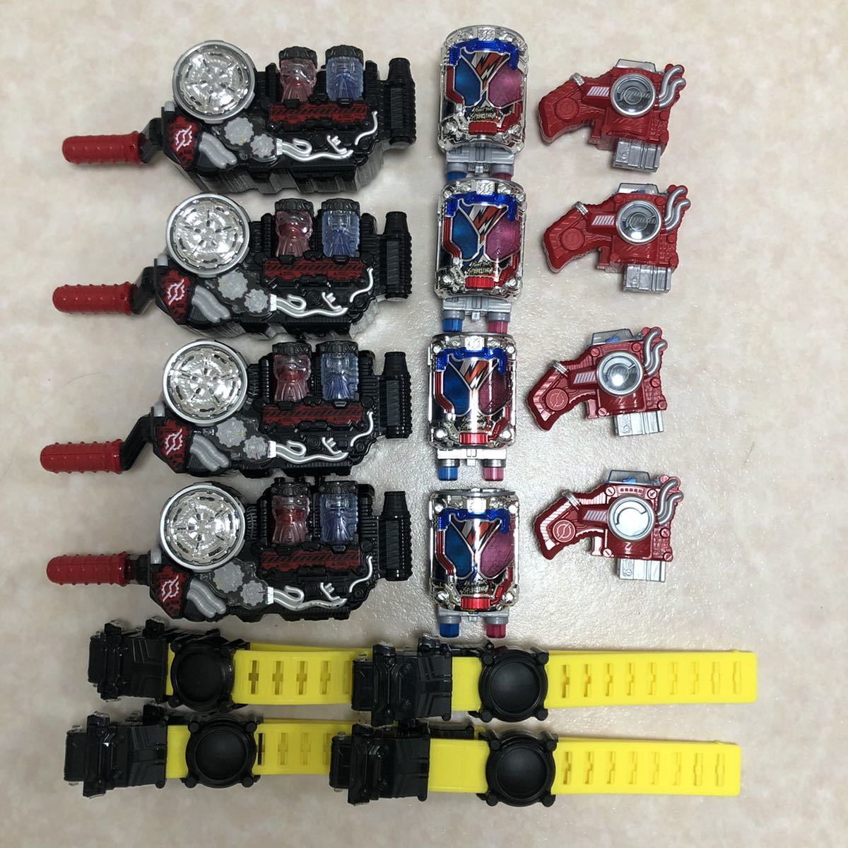 1円～仮面ライダー ビルド ALL4set DXビルドドライバー、ハザード