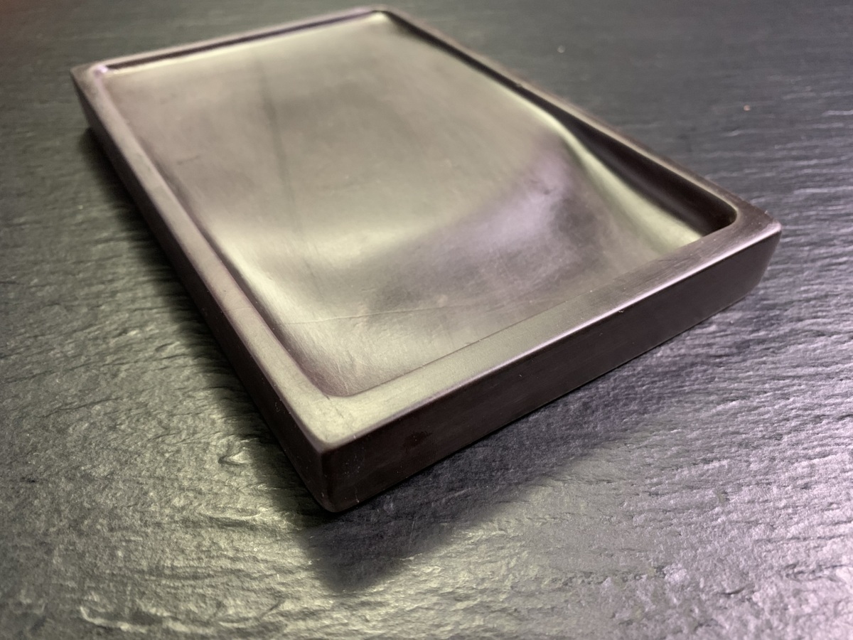書道□ 端渓方池硯 端渓硯 □o22-2