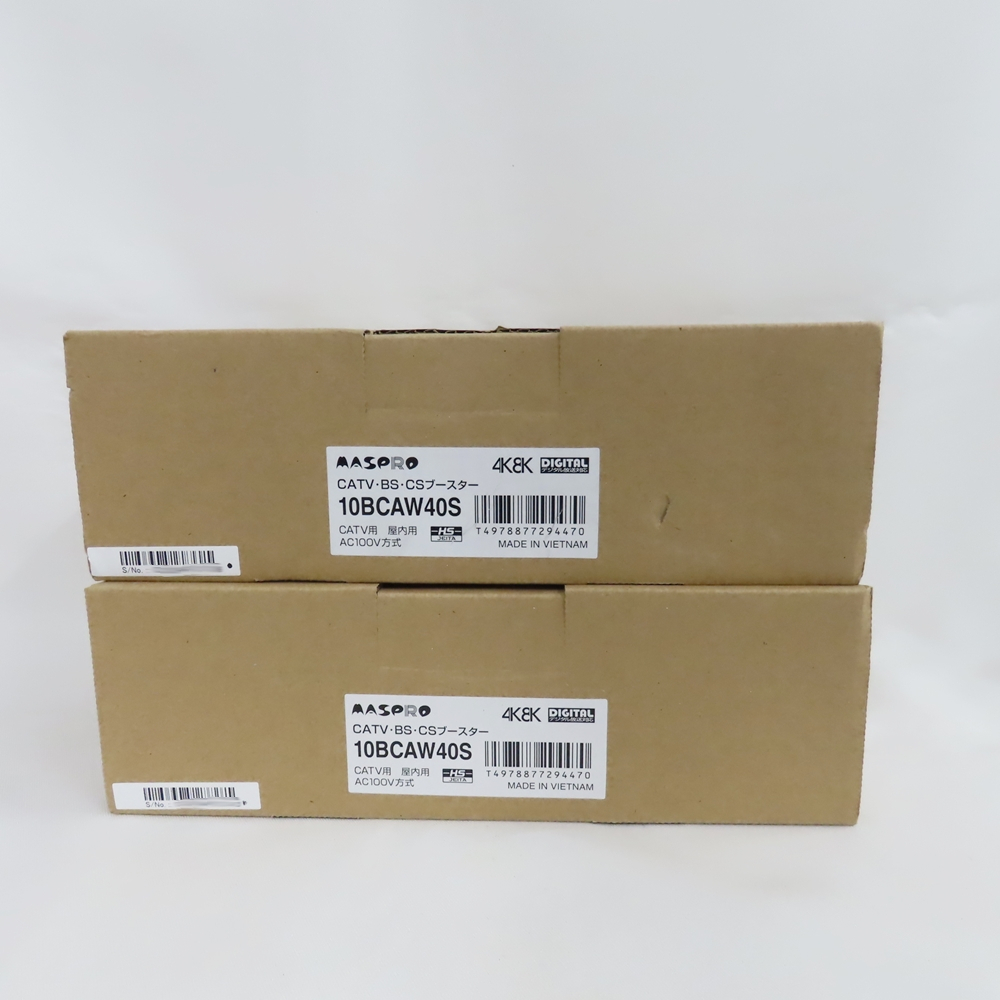 Ts7500745 マスプロ ブースター CATV・BS・CSブースター 10BCAW40S 2台セット MASPRO 新品 マスプロ電工 | CATV・BS・CSブースター 10UBCAW33S CATV&frasl;UHF・BS・CSブースター の