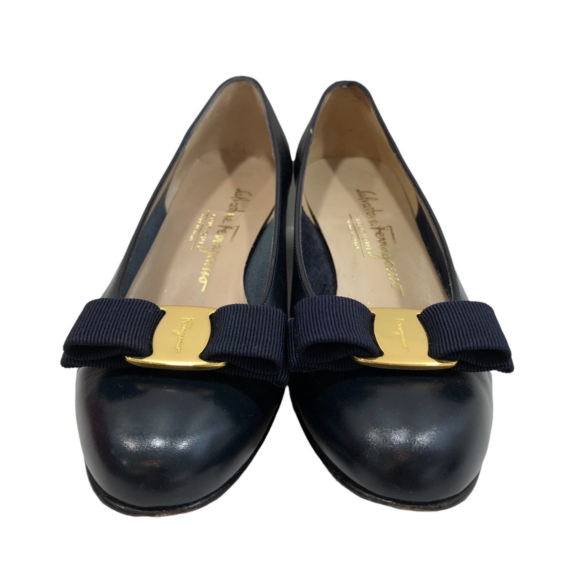 Ferragamo Salvatore フェラガモ 2WAYハンドバッグ サテン Enamel