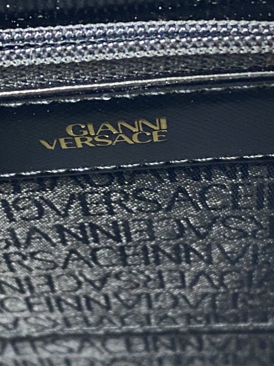 GIANNI VERSACE ジャンニ ヴェルサーチ がま口 ハンドバッグ (I2309