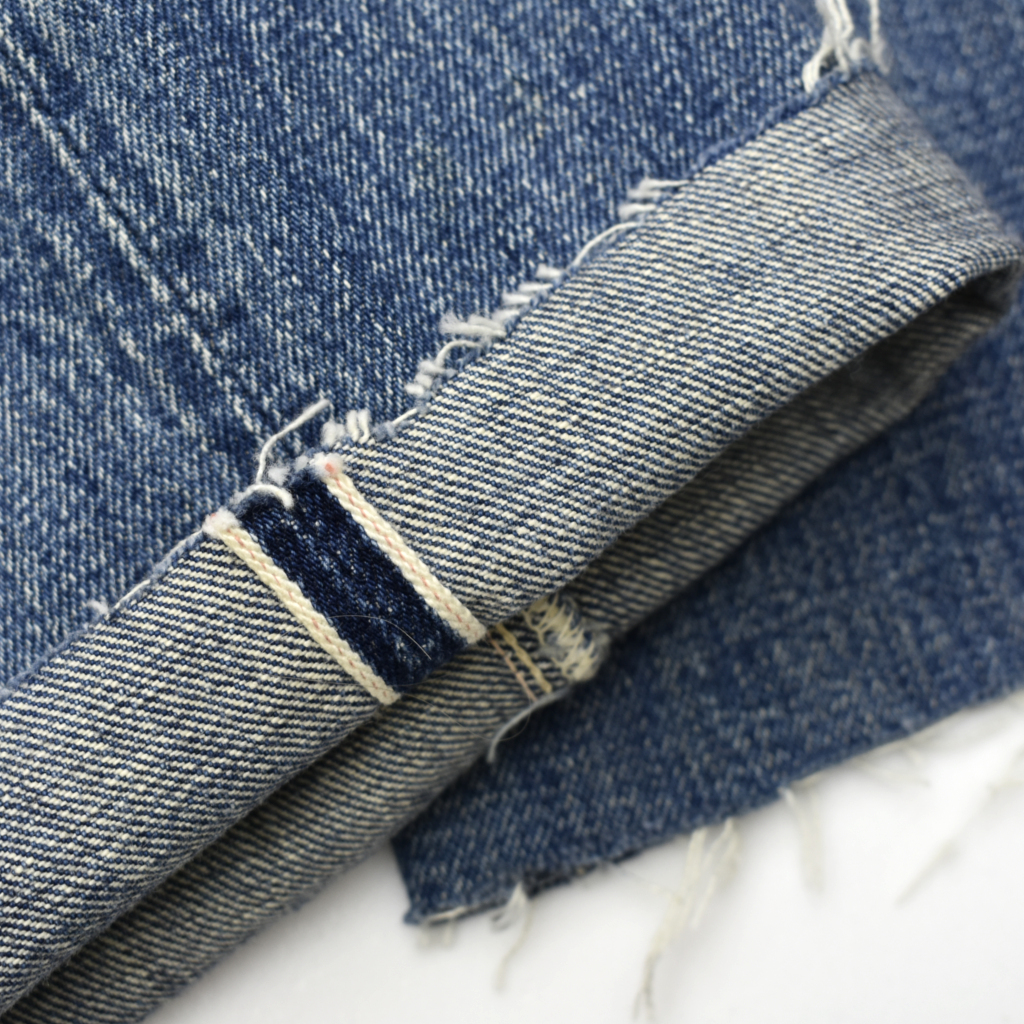 【一点物】70s ビンテージ Levis リーバイス 501 66シングル カスタム デニムパンツ size.32 前期 ダメージ 再構築 70s 0 66前期 ビッグE 赤耳 USA