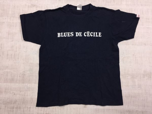 お得，人気セール レア BASIC COVER製 小島麻由美 セシルのブルース BLUES DE CECILE 邦楽 ジャズ ブルース 半袖Tシャツ メンズ S 紺 塚本功(Tシャツ)｜売買されたオークション情報、yahooの商品情報をアーカイブ公開 - Tシャツ