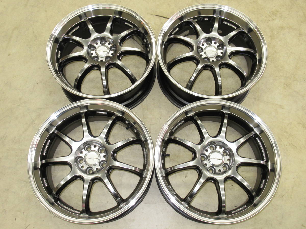 WORK WORK EMOTION D9R 18×7.5J 5H 100 +47 × DUNLOP SP SPORT MAXX 