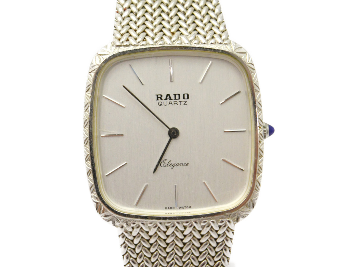 ラドー RADO エレガンス シルバー 手巻き Elegance (ら行) 丸スクエア 