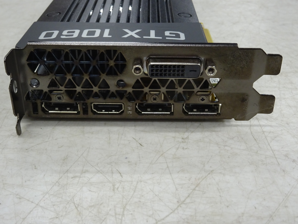 グラフィックボード ZOTAC GeForce GTX1060 3GB 中古 P63383 ZOTAC