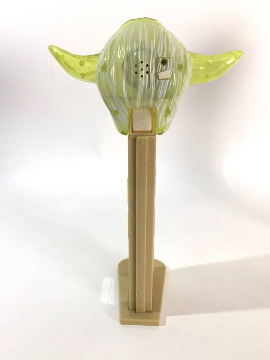 ○レア Giant PEZ ペッツ スターウォーズ ヨーダ 透明 Star Wars 当時