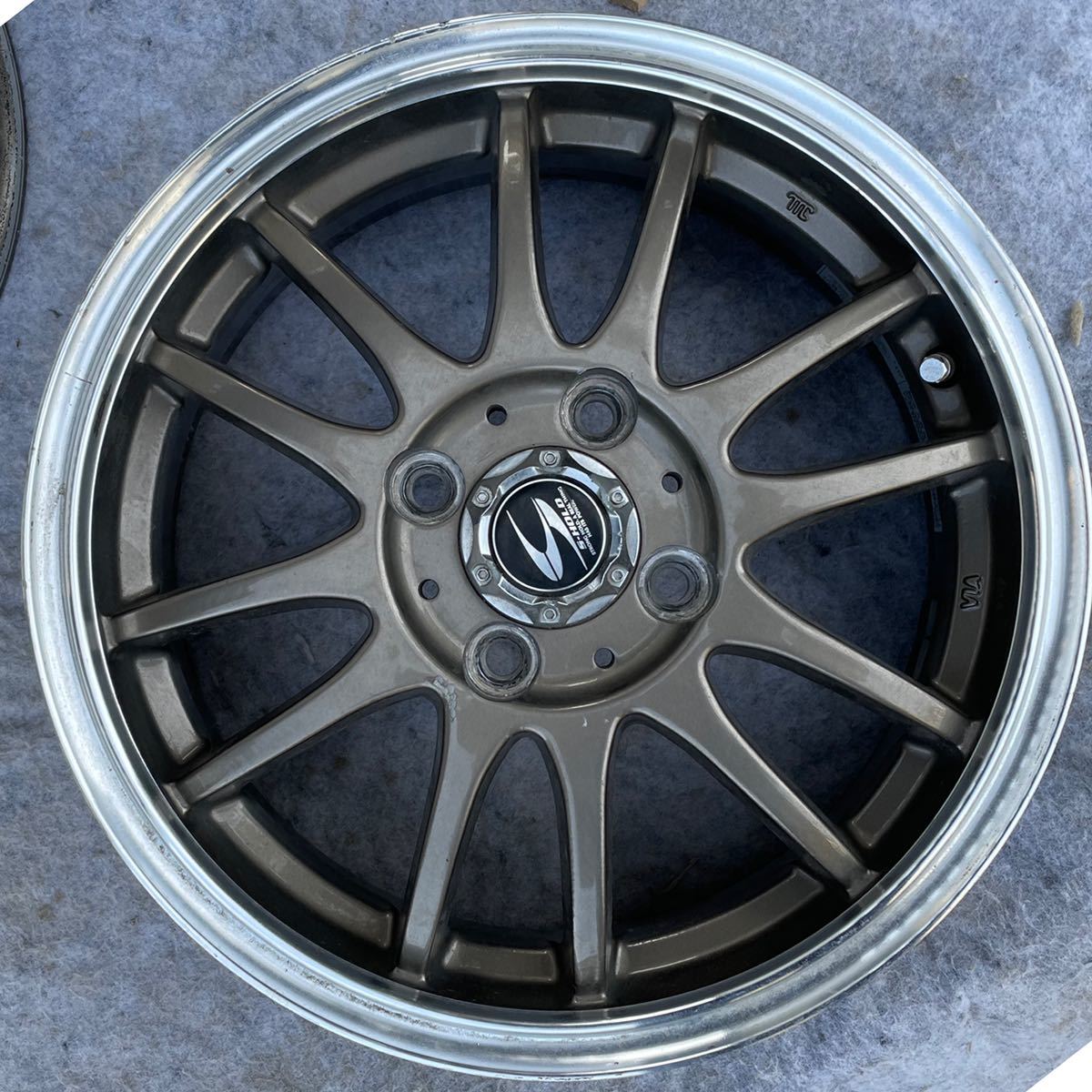 エスホールド S-HOLD 14インチ 4H 14インチ×5J＋45 BADX PCD100