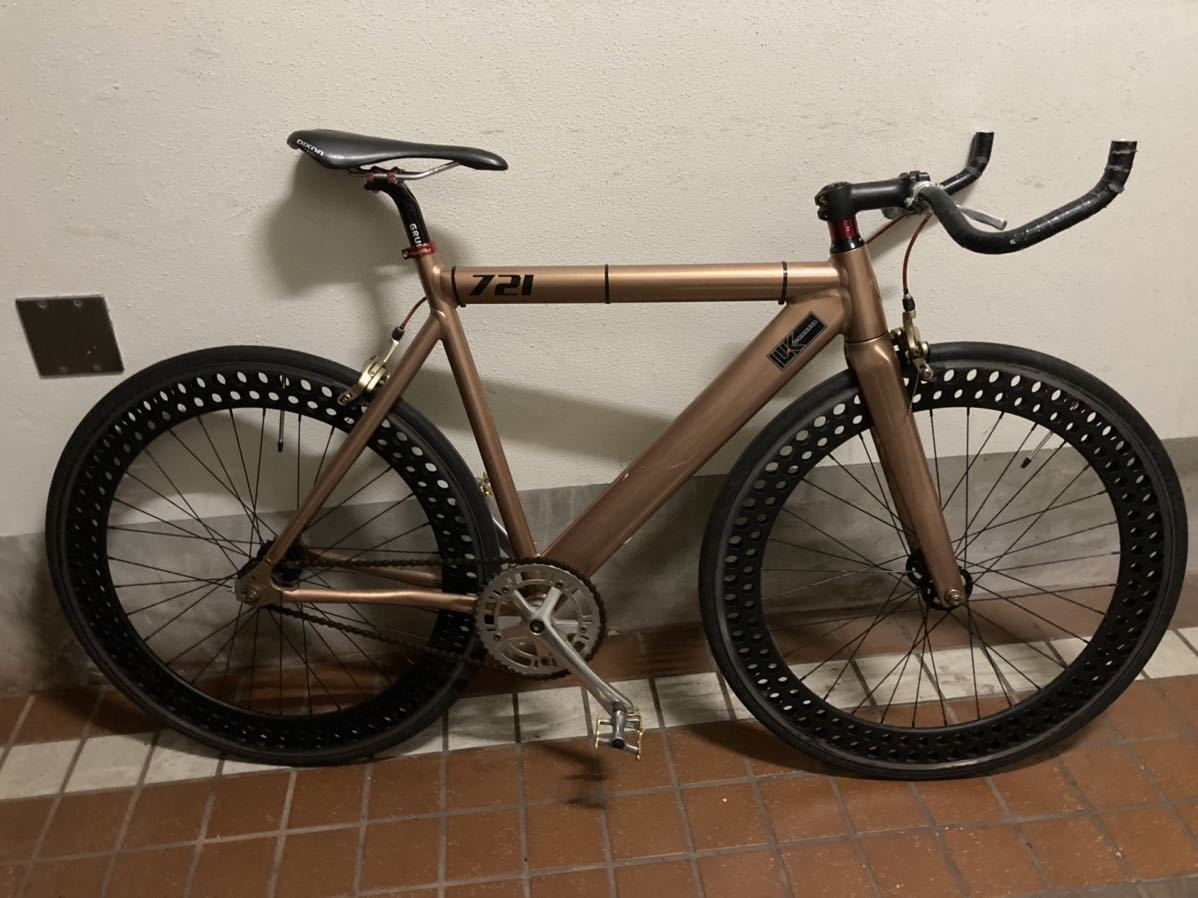 ピストLEADER BIKE 721TR 原宿限定カラー(トラックレーサー、ピスト