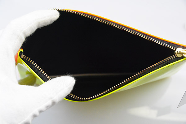 新品コムデギャルソン COMME des GARCONS ポーチ　クラッチバッグ SA5100SF - YELLOW×L，ORANGE des COMME GARCONS GOLD AND ポーチ&frasl;コイン