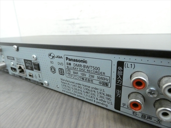500GB☆11年☆パナソニック/DIGA☆HDD/BDレコーダー☆DMR-BWT500☆2