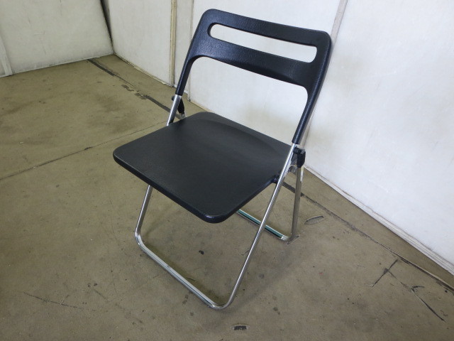 □:Milo ミロ 折り畳みイス/フォールディングチェア 4脚 現状品[0620BI